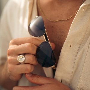 titanium aviator sunglasses v2 24k gold plated